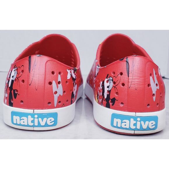 DISNEY X NATIVE Minnie Mouse Slip On Shoes Lightweight Unisex Size M6/W8 - Picture 5 of 13